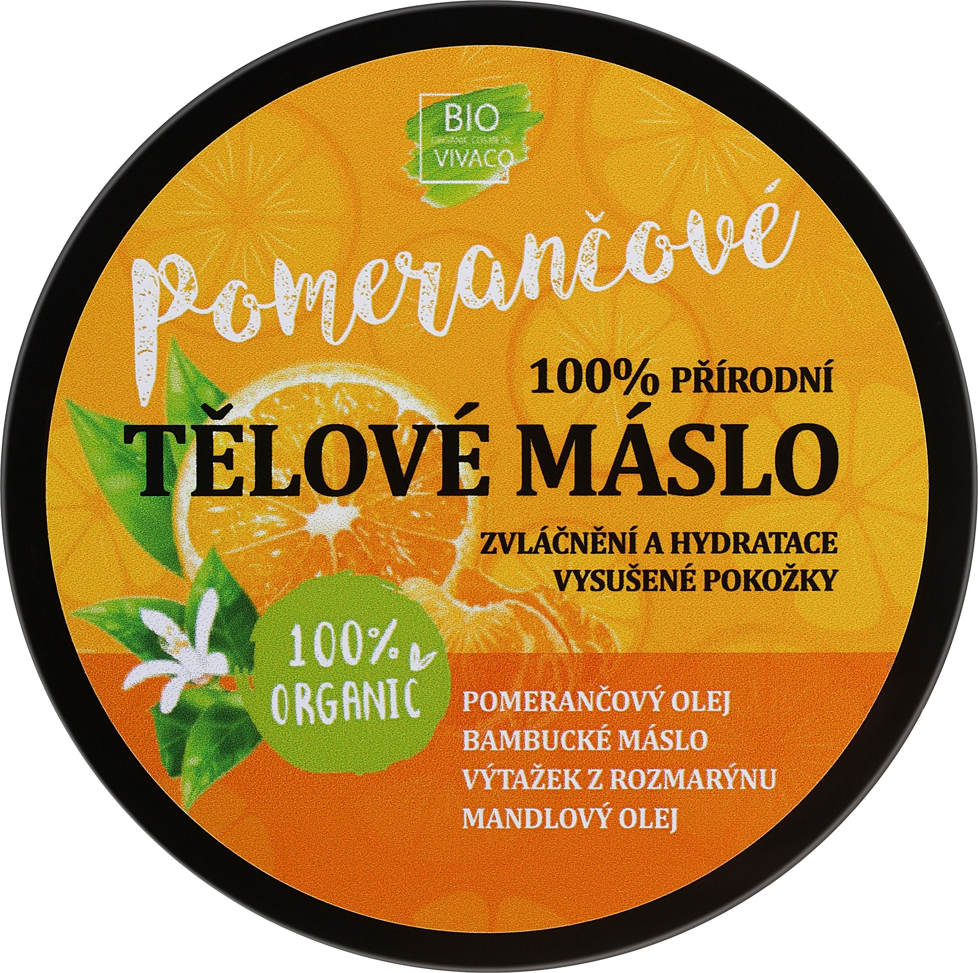 Pomarańczowe masło do ciała - Vivaco Bio Orange Body Butter — Zdjęcie 150 ml