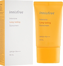 Kup Krem przeciwsłoneczny do twarzy, rąk i dekoltu - Innisfree Intensive Long Lasting Sunscreen SPF50 + PA + + + +