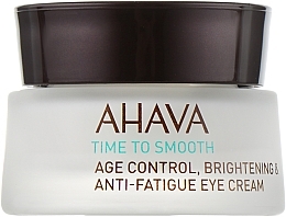 Przeciwzmarszczkowy krem rozjaśniający do skóry wokół oczu - Ahava Age Control Brightening & Anti-Fatigue Eye Cream (próbka) — Zdjęcie N1