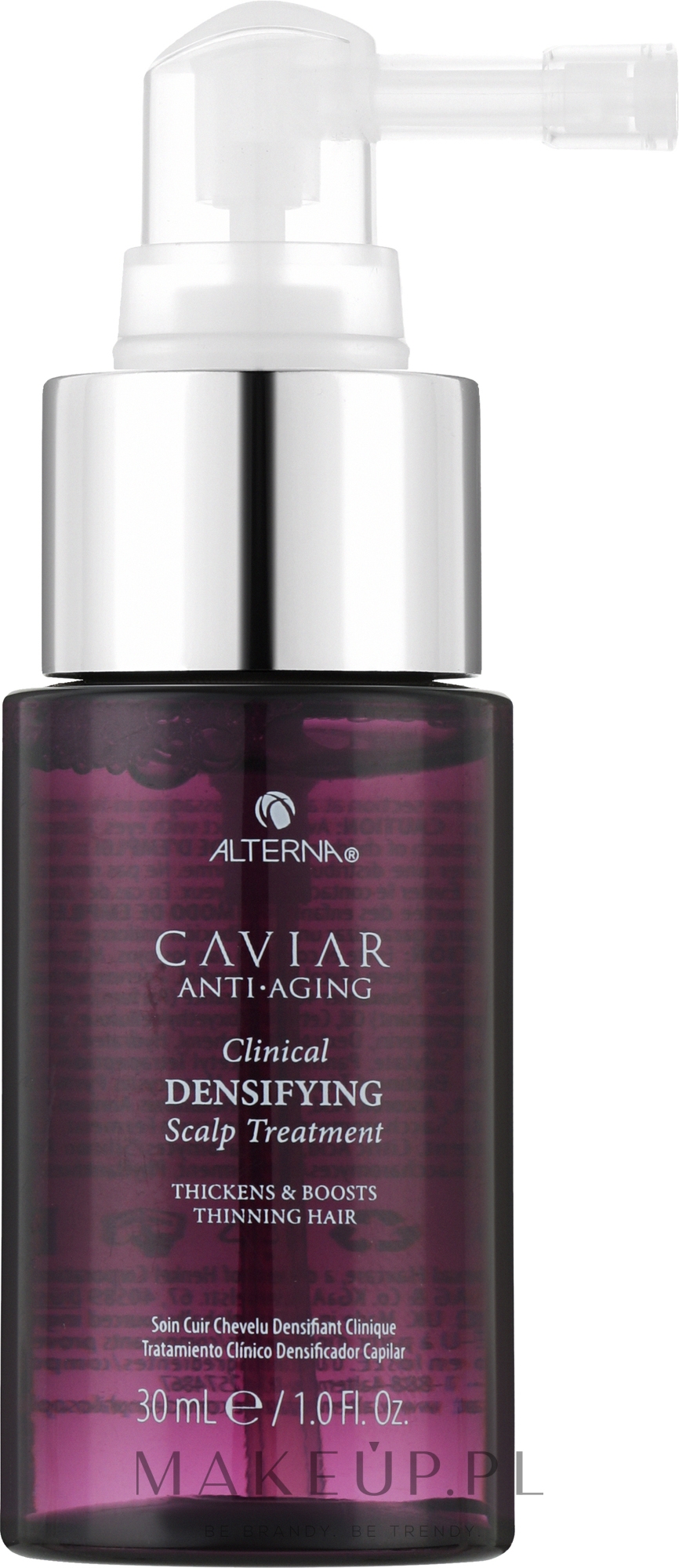 Wzmacniający preparat przeciwstarzeniowy do skóry głowy - Alterna Caviar Anti-Aging Clinical Densifying Scalp Treatment — Zdjęcie 125 ml