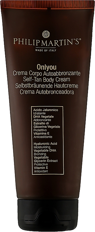 Samoopalający krem do ciała - Philip Martin's Sun Only You Self-Tanning Cream — Zdjęcie N1