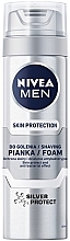 Kup Ochronna pianka do golenia - Nivea For Men Silver Protect Shaving Foam