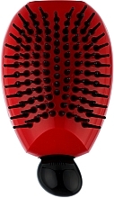 Szczotka z krótką rączką, czerwona - Janeke Gem Brush — Zdjęcie N1