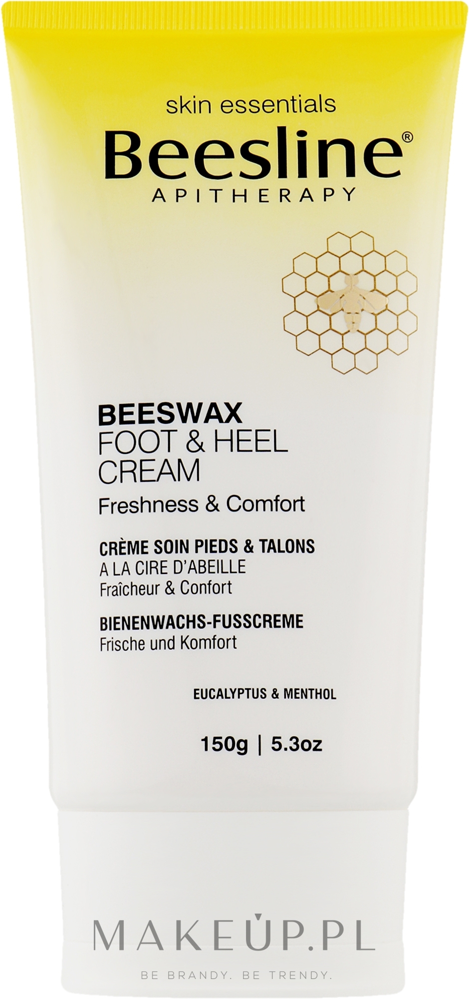 Krem do stóp i pięt z woskiem pszczelim - Beesline Beeswax Foot & Heel Cream — Zdjęcie 150 g