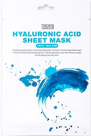 Maska w płachcie z kwasem hialuronowym - Tenzero Hyaluronic Acid Sheet Mask — Zdjęcie N1