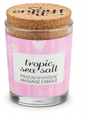 Świeca do masażu z tropikalną solą morską - Magnetifico Enjoy It Premium Aphrodisiac Massage Candle Tropic Sea Salt — Zdjęcie N2