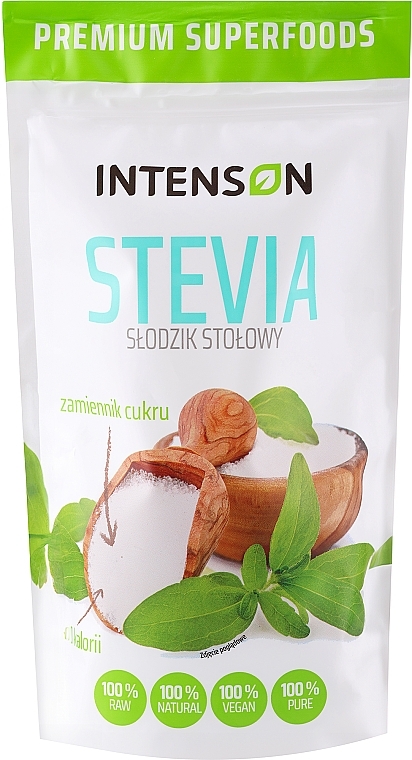 Suplement diety Stewia w kryształkach - Intenson Stevia — Zdjęcie N1