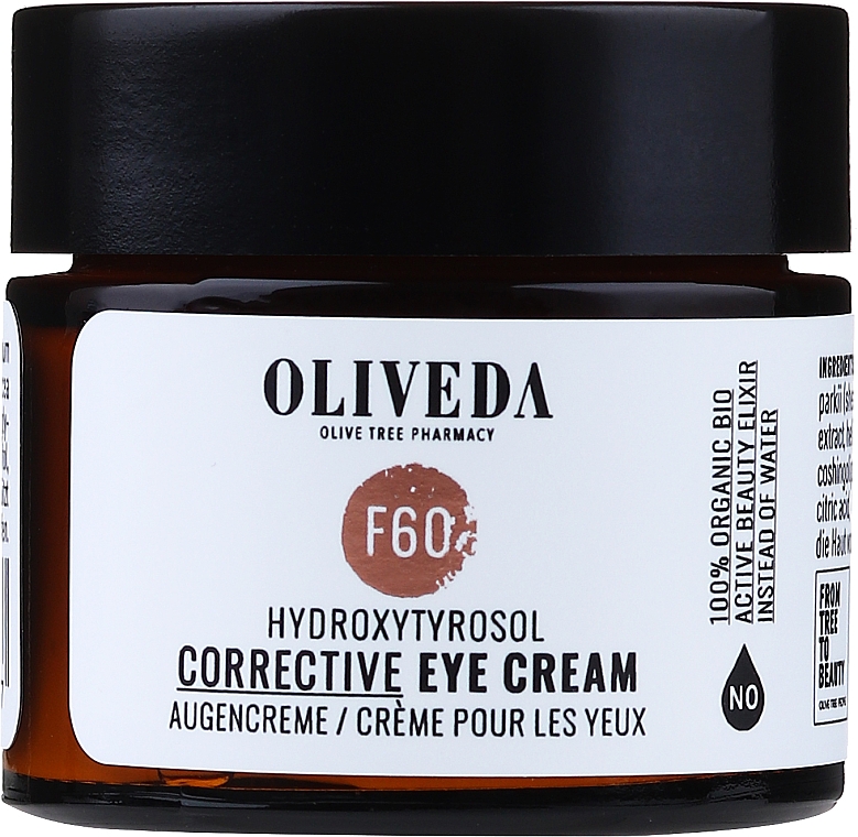 Krem pod oczy - Oliveda F60 Augencreme Hydroxytyrosol Corrective Eye Cream — Zdjęcie N1