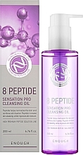 Olej hydrofilowy z peptydami - Enough 8 Peptide Sensation Pro Cleansing Oil — Zdjęcie N2
