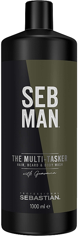 Wielofunkcyjny żel pod prysznic 3 w 1 do włosów, brody i ciała - Sebastian Professional Seb Man The Multi-Tasker Hair, Beard & Body Wash — Zdjęcie N12