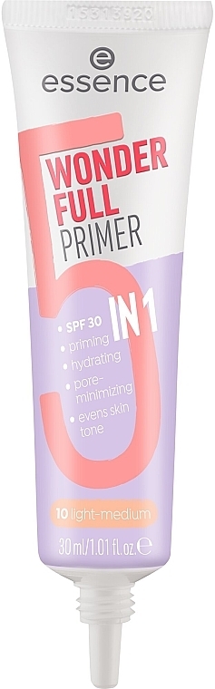 Baza do twarzy 5 w 1 - Essence Wonder Full Primer 5 In 1 — Zdjęcie N1