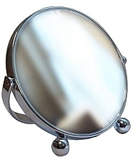 Lustro okrągłe, chromowane, 15 cm - Acca Kappa Chrome ABS Mirror x7 — Zdjęcie N1