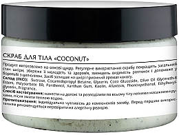 Peeling do ciała Kokos	 - Lapush Coconut Body Scrub — Zdjęcie N2