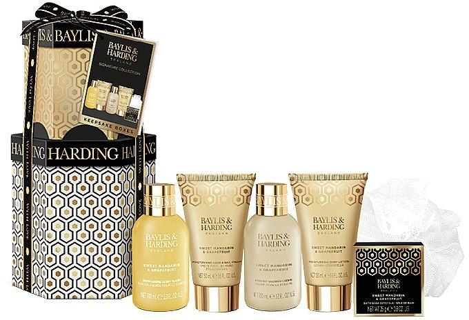 Zestaw, 6 produktów - Baylis & Harding Sweet Mandarin & Grapefruit Luxury Pamper Present Gift Set — Zdjęcie N1