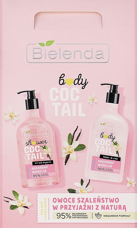 Zestaw - Bielenda Body Coctail (sh/gel/400ml + b/balm/400ml) — Zdjęcie N1