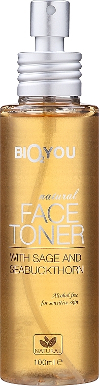 Tonik do twarzy z szałwią i rokitnikiem - Bio2You Natural Face Toner — Zdjęcie N1