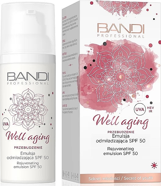 Emulsja odmładzająca - Bandi Professional Well Aging Rejuvenating Emulsion SPF50 — Zdjęcie N2