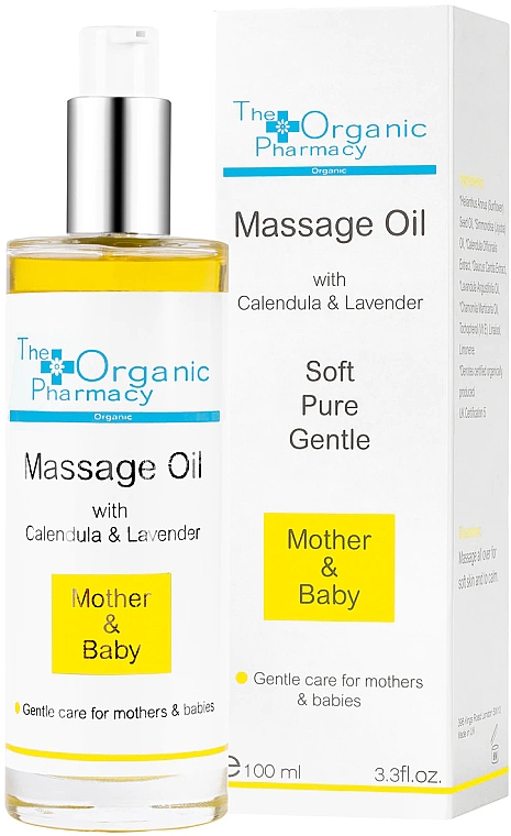 Olejek do masażu dla kobiet w ciąży i niemowląt - The Organic Pharmacy Mother & Baby Massage Oil — Zdjęcie N1