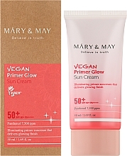Kup Krem przeciwsłoneczny do twarzy - Mary&May Vegan Primer Glow Sun Cream SPF50+ PA++++