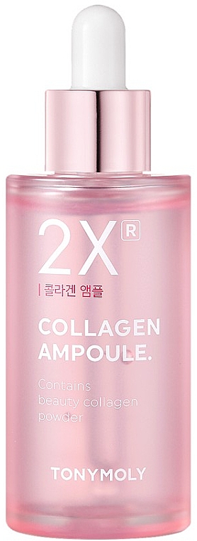 Przeciwstarzeniowe serum do twarzy z kolagenem - Tony Moly 2X® Collagen Ampoule — Zdjęcie N1