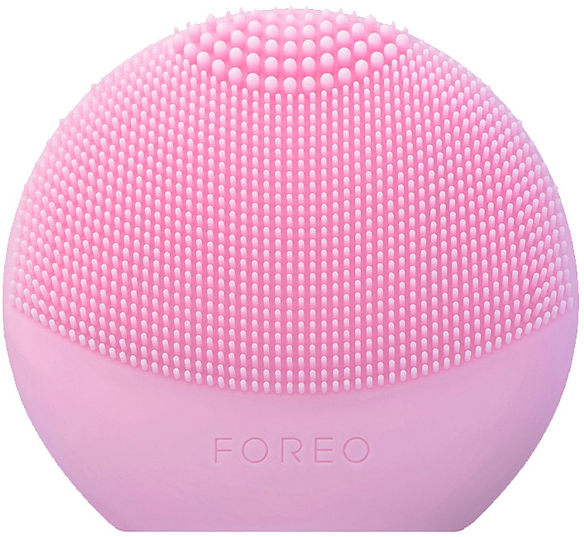 Soniczna szczoteczka do oczyszczania twarzy do cery tłustej - Foreo Luna Fofo Smart Facial Cleansing Brush Pearl Pink