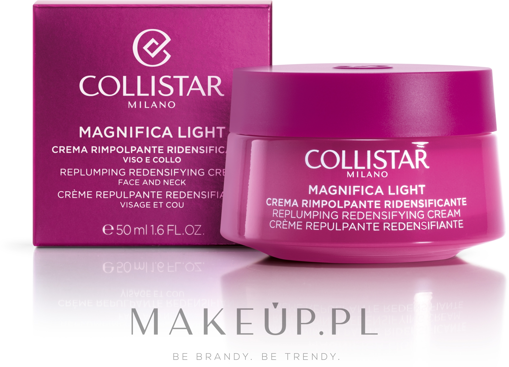 Przeciwstarzeniowy krem do twarzy i szyi - Collistar Magnifica Light Replumping Redensifying Cream Face And Neck — Zdjęcie 50 ml