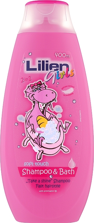 Szampon i płyn do kąpieli 2w1 dla dziewczynek - Lilien Shampoo & Bath Girls