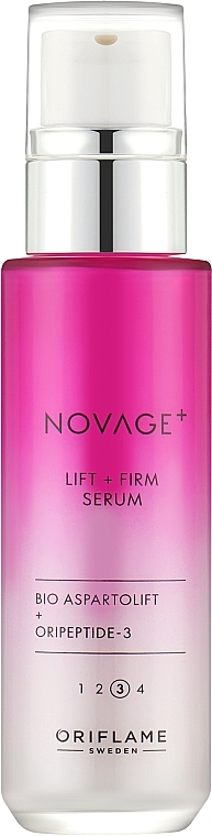 Serum liftingujące do twarzy - Oriflame Novage+ Lift + Firm Serum — Zdjęcie N1