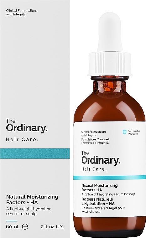 Nawilżające serum do włosów i skóry głowy - The Ordinary Natural Moisturizing Factors + HA — Zdjęcie N2
