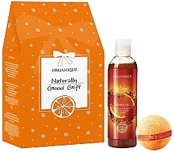 Zestaw - Organique Spicy Therapy Naturally Good Gift (sh/gel/250 ml + bath/bomb/70 g) — Zdjęcie N1