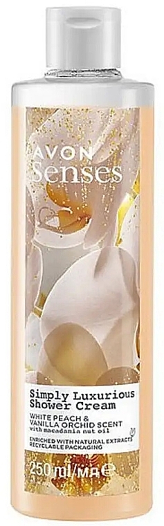 Żel pod prysznic Biała brzoskwinia i waniliowa orchidea - Avon Senses Shower Gel — Zdjęcie N3