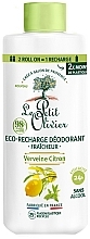 Dezodorant z wyciągiem z werbeny i cytryny - Le Petit Olivier Eco-Refill Fresh Lemon Verbena Deodorant — Zdjęcie N1
