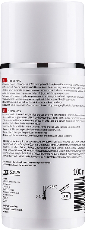 Multiwitaminowe serum z liofilizowanymi wiśniami i acerolą - APIS Professional Cheery Kiss — Zdjęcie N2