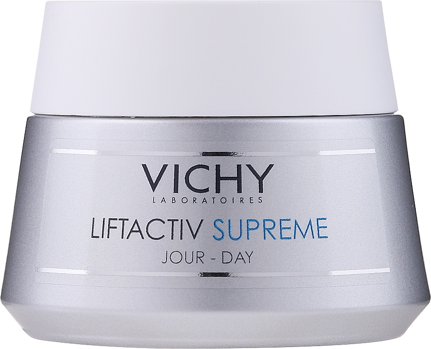 Ujędrniający krem przeciwzmarszczkowy do skóry suchej Adenozyna i kofeina - Vichy Liftactiv Supreme