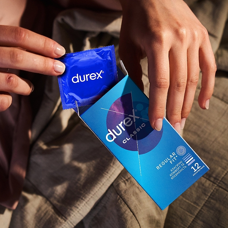 Prezerwatywy klasyczne, 12 szt. - Durex Classic — Zdjęcie N6
