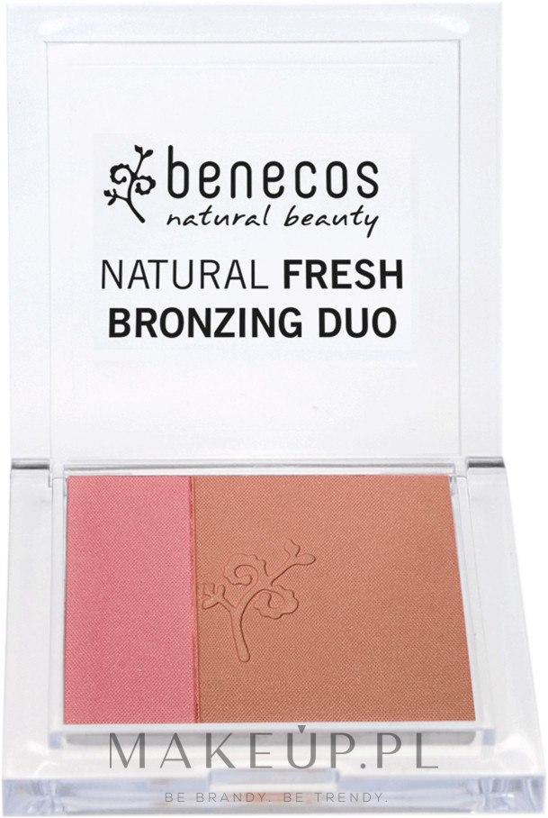 Podwójny puder brązujący - Benecos Natural Fresh Bronzing Duo — Zdjęcie Ibiza Nights