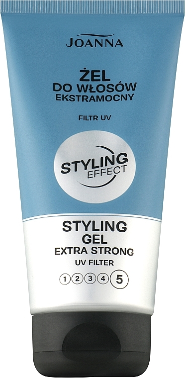 Ekstra mocny żel do stylizacji włosów - Joanna Styling Effect Styling Gel Extra Strong  — Zdjęcie N1