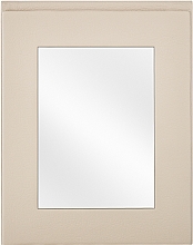 Składane lusterko kieszonkowe, beżowe - MAKEUP Pocket Mirror Beige — Zdjęcie N2