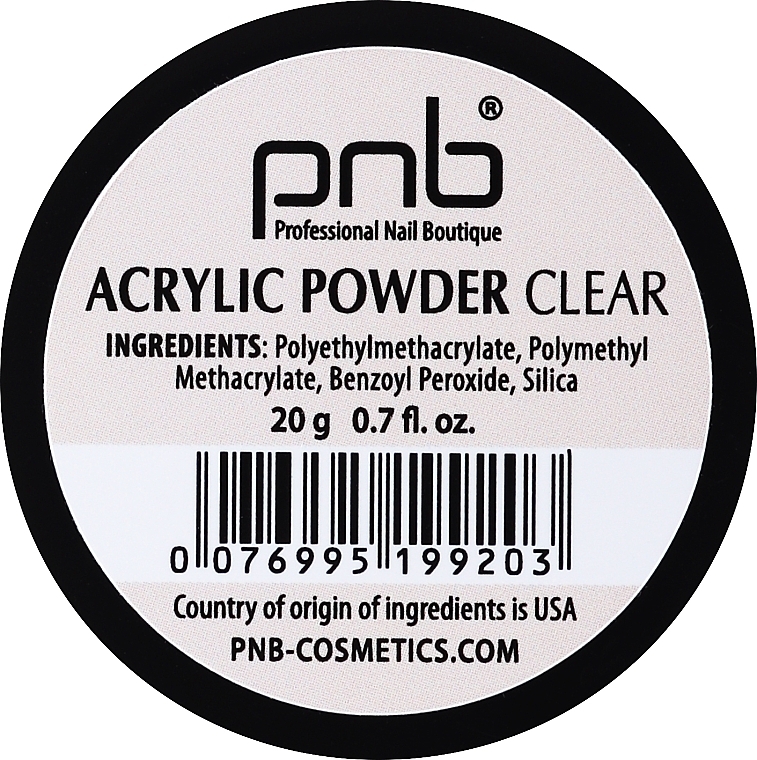 Puder akrylowy przezroczysty - PNB Acrylic Powder Clear
