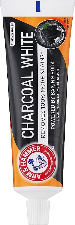 Wybielająca pasta do zębów - Arm & Hammer Charcoal White Toothpaste — Zdjęcie N1
