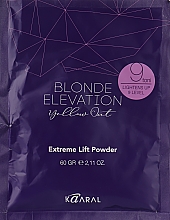 Rozjaśniający puder do włosów do poziomu 9 - Kaaral Blonde Elevation Yellow Out Extreme Lift Powder — Zdjęcie N1