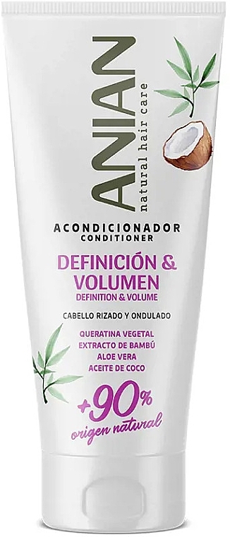 Odżywka do włosów z keratyną roślinną - Anian Definition & Volume Vegetable Keratin Conditioner — Zdjęcie N1