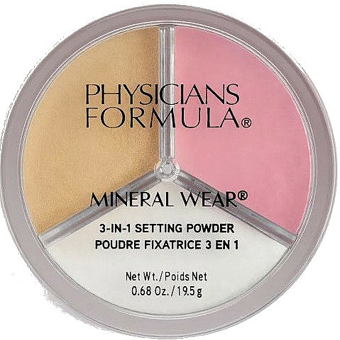Puder mineralny do utrwalania makijażu - Physicians Formula Mineral Wear 3-In-1 Setting Powder  — Zdjęcie N1