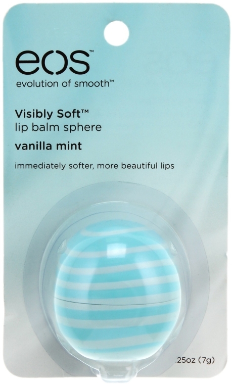 Balsam do ust Wanilia i mięta - EOS Visibly Soft Lip Balm Vanilla Mint — Zdjęcie N3