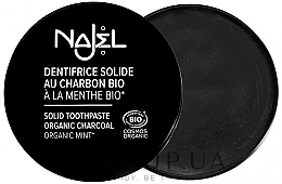 Organiczna pasta do zębów z węglem - Najel Organic Charcoal Solid Toothpaste — Zdjęcie N1