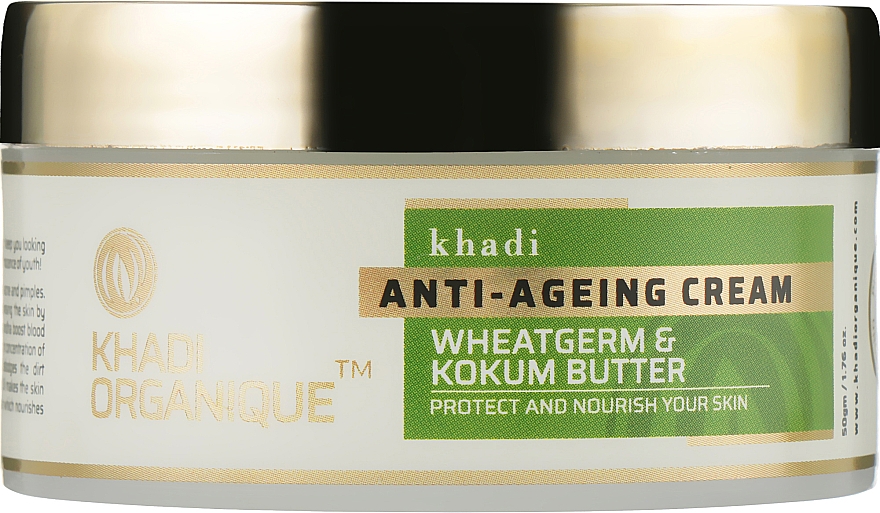 Odmładzający naturalny krem przeciw zmarszczkom i plamom starszym - Khadi Organique Anti-Ageing Cream