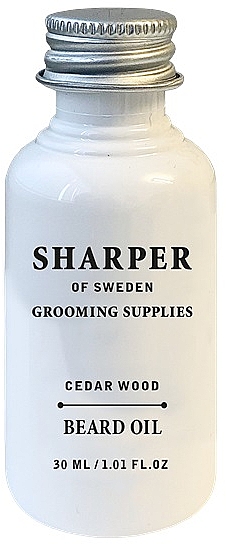 Olejek do brody Drzewo cedrowe - Sharper of Sweden Cedar Wood Beard Oil — Zdjęcie N1