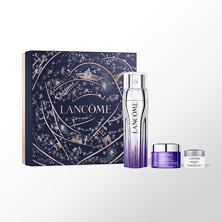 Zestaw - Lancome Renergie (ser/50ml + cr/15ml + eye/cr/5ml) — Zdjęcie N1