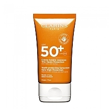 Kup Przeciwzmarszczkowy krem przeciwsłoneczny - Clarins Youth-Protecting Sunscreen SPF 50