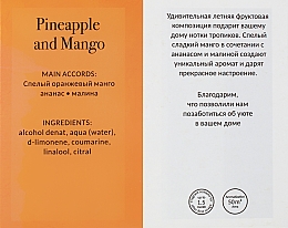 Dyfuzor zapachowy Ananas i Mango - HelloHelen Diffuser Pineapple and Mango — Zdjęcie N3